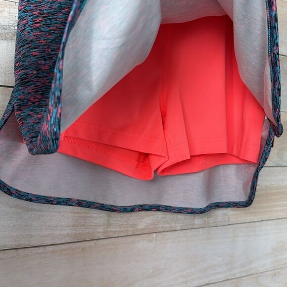 Slazenger Luminescent Space Dye Knot Skort in Coral Carnival Size S NWT - Picture 3 of 5